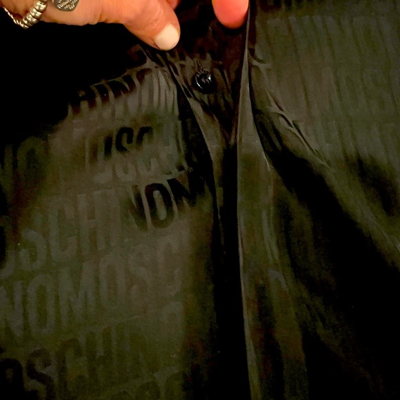 Moschino Couture All Over Embroidered Logo Buttondown - Picture 6 of 9